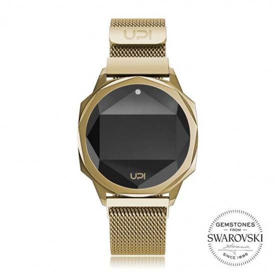 UPWATCH ICON BIG GOLD SWAROVSKI ® TOPAZ KADIN KOL SAATİ