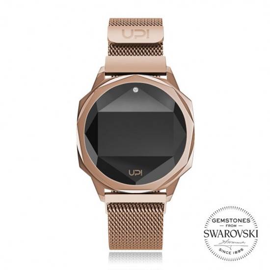 UPWATCH ICON BIG ROSE GOLD SWAROVSKI ® TOPAZ KADIN KOL SAATİ