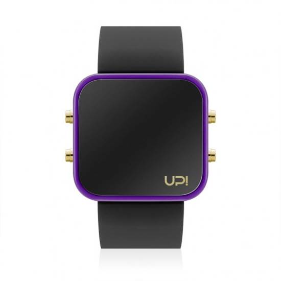 UPWATCH LED GOLD PURPLE BLACK UNİSEX KOL SAATİ