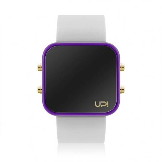 UPWATCH LED GOLD PURPLE WHITE UNİSEX KOL SAATİ