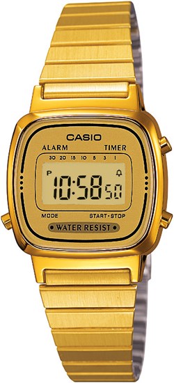 CASIO LA670WGA-9DF KADIN KOL SAATİ