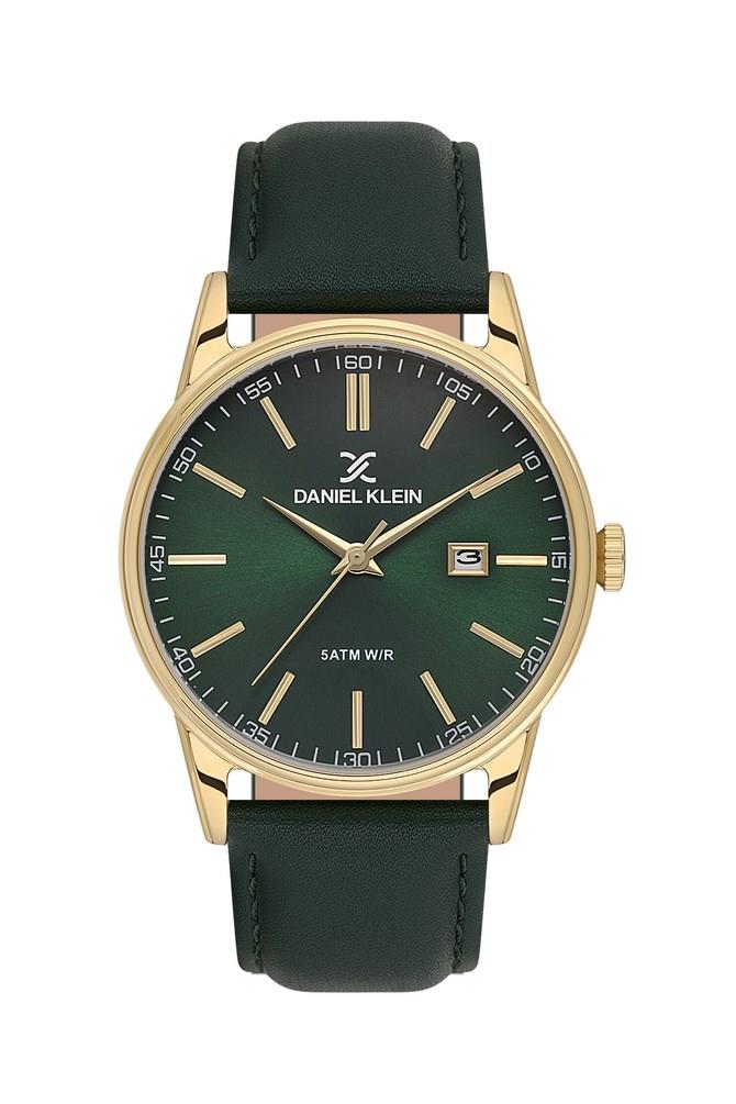 KLASİK YEŞİL DERİ KORDONLU 41 MM DANIEL KLEIN DK.1.13845 ERKEK KOL SAATİ