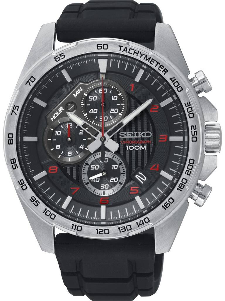 SEIKO SSB325P SİLİKON KAYIŞLI ERKEK KOL SAATİ