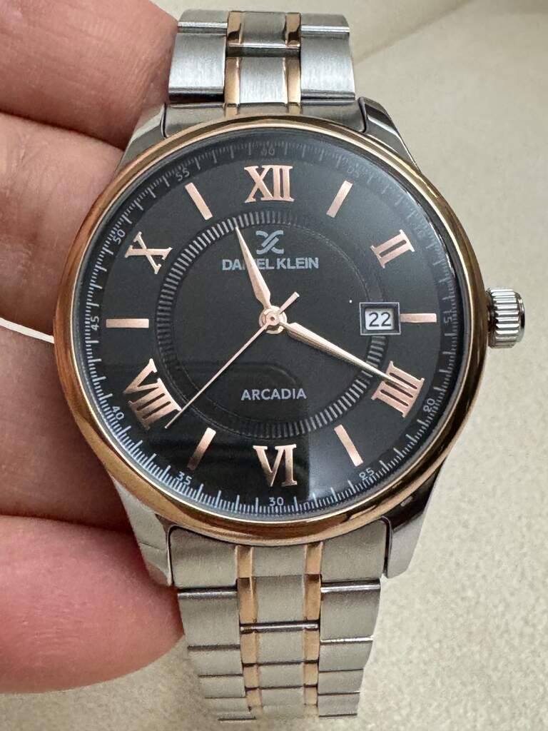 Daniel Klein Klasik Çelik Kordonlu Rose Gümüş 41 mm DK.1.14050 Erkek Kol Saati