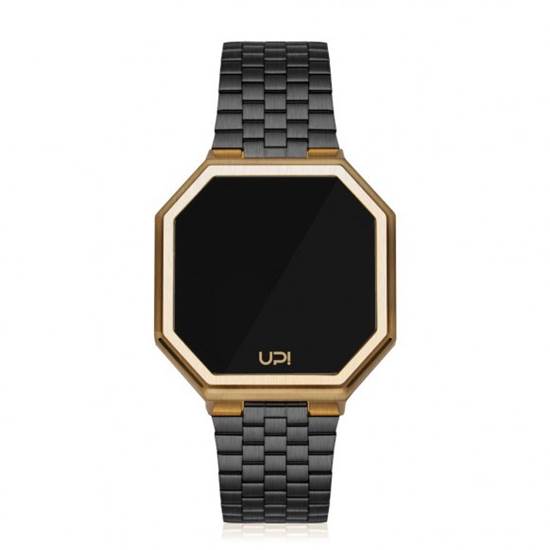 UPWATCH EDGE GOLD BLACK TWO TONE UNİSEX KOL SAATİ