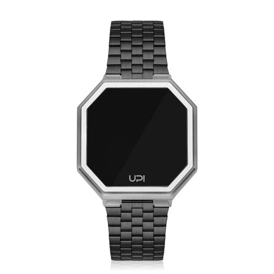 UPWATCH EDGE SILVER&BLACK TWO TONE ERKEK KOL SAATİ