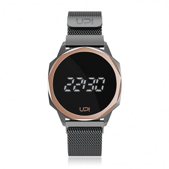 UPWATCH ICON GUN METAL LOOP BAND ERKEK KOL SAATİ