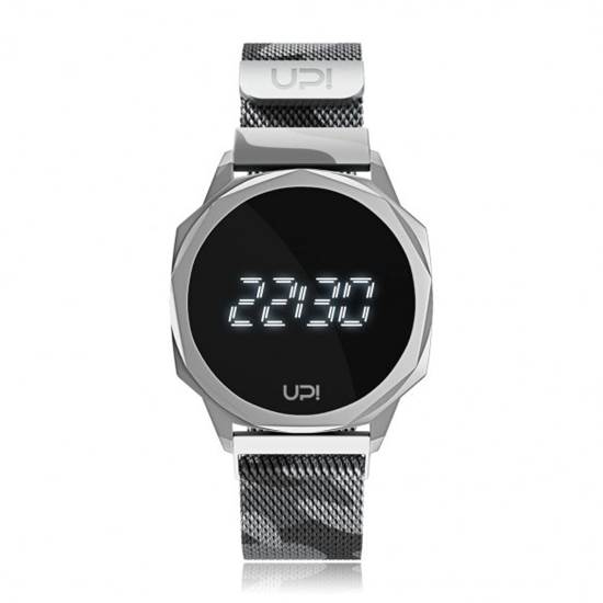 UPWATCH ICON SILVER CAMOUFLAGE LOOP BAND UNİSEX KOL SAATİ