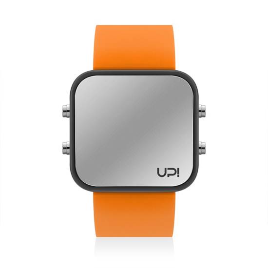 UPWATCH LED BLACK ORANGE UNİSEX KOL SAATİ