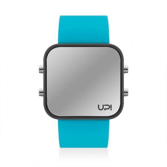 UPWATCH LED BLACK TURQUOISE UNİSEX KOL SAATİ