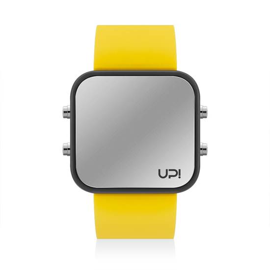 UPWATCH LED BLACK YELLOW UNİSEX KOL SAATİ