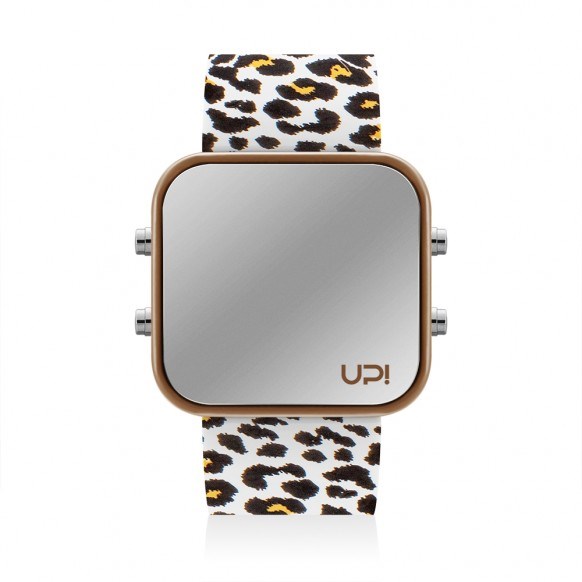 UPWATCH LED BROWN LEOPARD 886 UNİSEX KOL SAATİ