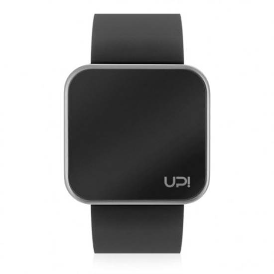 UPWATCH TOUCH MATTE SILVER&BLACK ERKEK KOL SAATİ