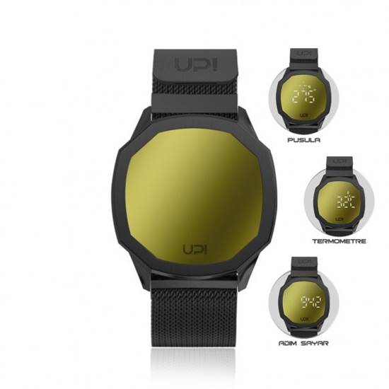 UPWATCH VERTICE BLACK&YELLOW ERKEK KOL SAATİ