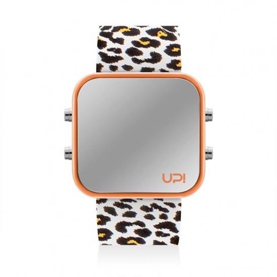 UPWATCH LED ORANGE LEOPARD UNİSEX KOL SAATİ