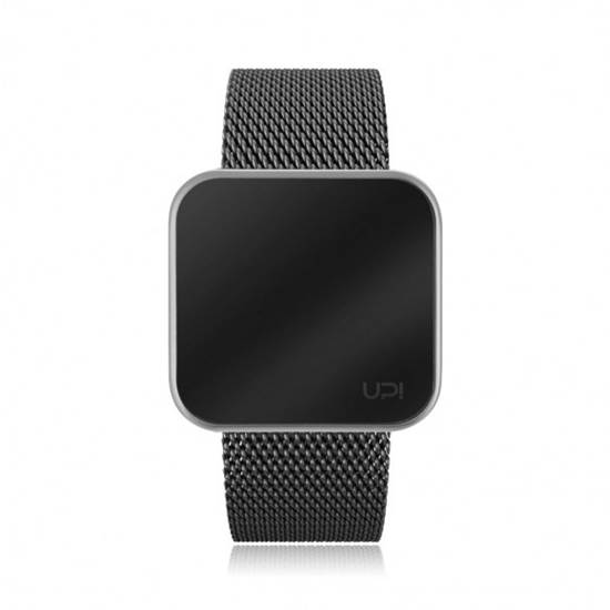 UPWATCH TOUCH SLIM STEEL SILVER BLACK UNİSEX KOL SAATİ