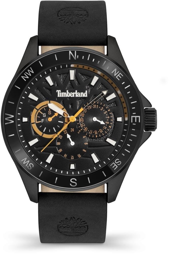 TIMBERLAND TDWGF9001501 DERİ KAYIŞLI SİYAH ERKEK KOL SAATİ