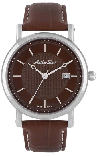 MATHEY-TISSOT HB611251AM SWISS MADE DERİ KAYIŞLI ERKEK KOL SAATİ