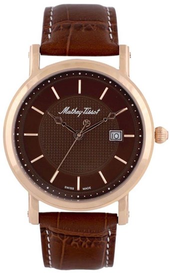 MATHEY-TISSOT HB611251PM SWISS MADE DERİ KAYIŞLI ERKEK KOL SAATİ