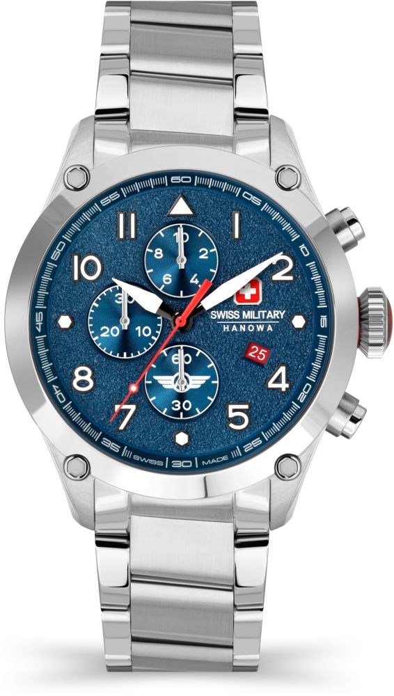 SWISS MILITARY HANOWA SMWGI2101502 SAFİR CAMLI SWISS MADE ERKEK KOL SAATİ